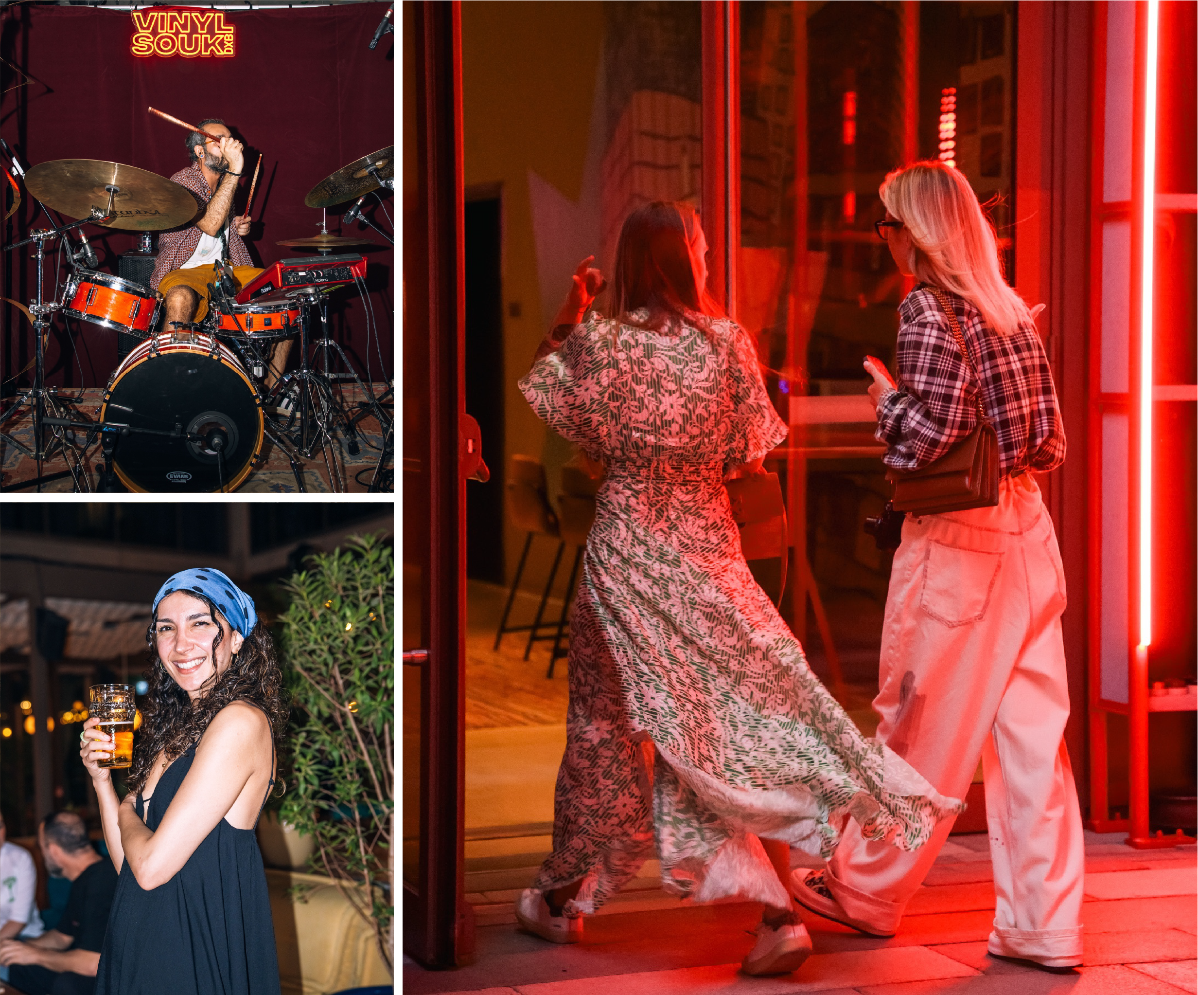 Photographs from the Vinyl Souk event at the 25h Hotel