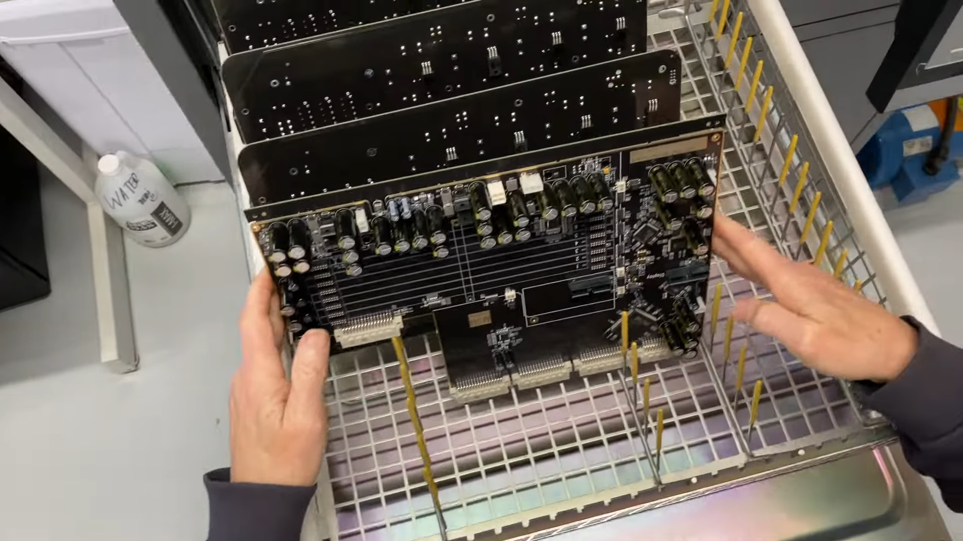 Precision craftsmanship during MSB Technology’s factory tour.