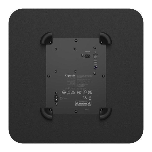 Klipsch Flexus Sub 100 Compact Wireless 10” Subwoofer rear view