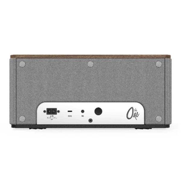 Klipsch The One+ Premium Bluetooth Speaker Walnut rear view