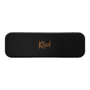 Klipsch Detroit Portable Bluetooth Speaker front view with Klipsch Logo and Branding